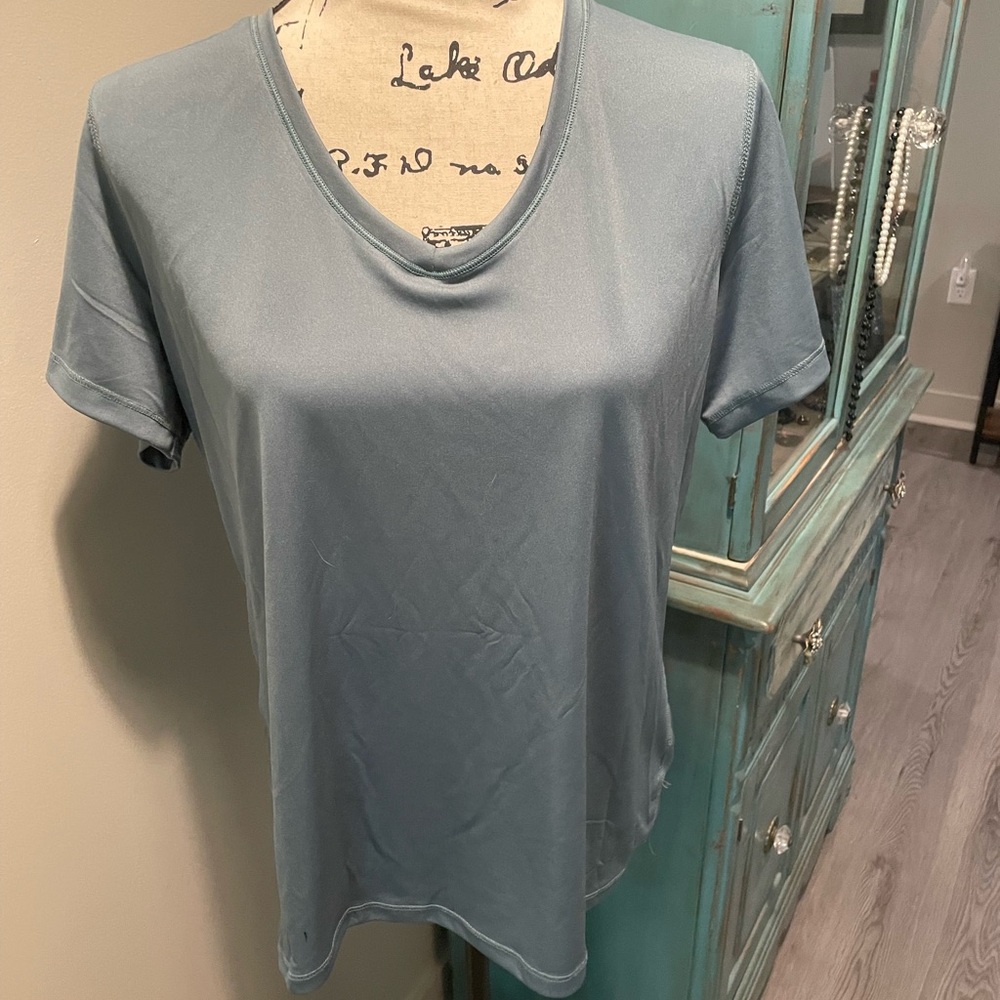 NWOT Athletic DriWorks Mint Green Relaxed Short Sleeve T-Shirt         
L 12-14